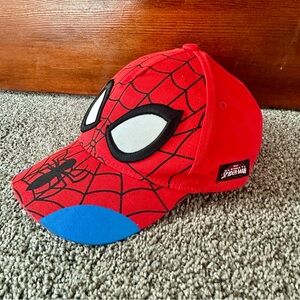 Marvel Spider-Man Kids Baseball Cap / Hat – Red & Blue (Toddler / Little Boy)